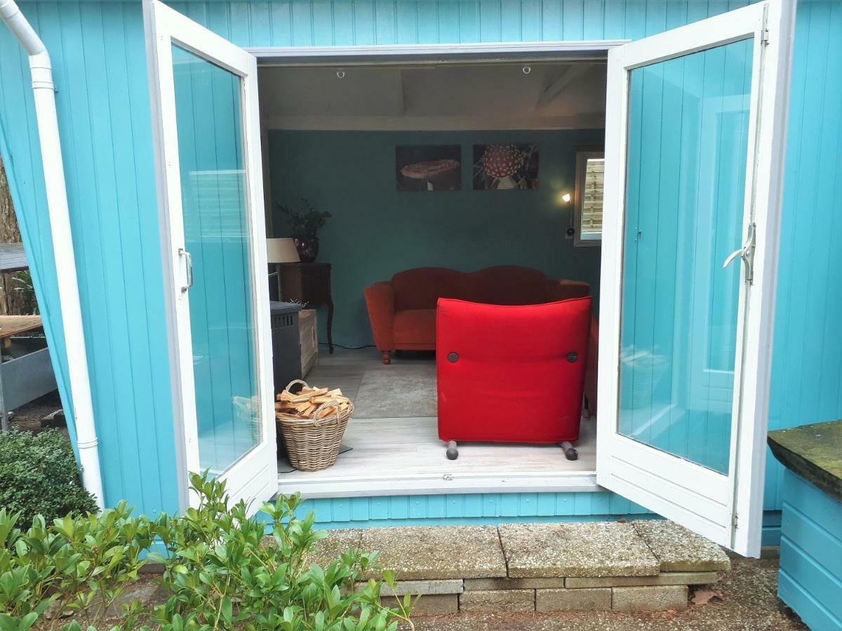 Boshuis Turquoise / Smaakvol Genieten Op De Veluwe Hoenderloo Dış mekan fotoğraf